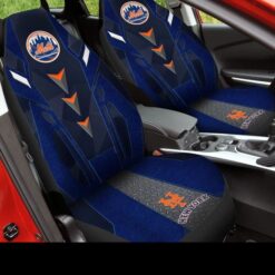 New York Mets Leather Seat Covers Rze2