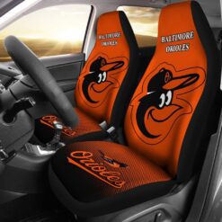 Baltimore Orioles 2 Car Seat Covers Rze1