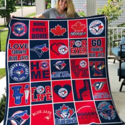 Toronto Blue Jays 1 Blanket Quilt Rze1