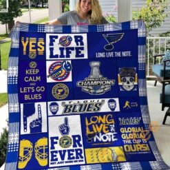 St Louis Blues 1 Blanket Quilt Rze1