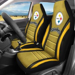 Pittsburgh Steelers Yellow Car Seat Covers Rze2