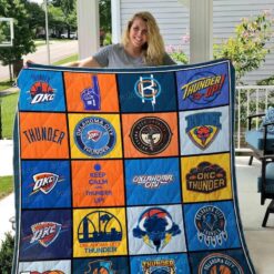 Oklahoma City Thunder Blanket Quilt Rze1