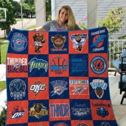 Oklahoma City Thunder 1 Blanket Quilt Rze1