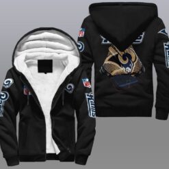 Los Angeles Rams Fleece Jacket Rze1