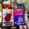 Miami Heat Quilt Blanket Rze2