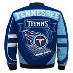 Alternative view of Tennessee Titans Bomber Jacket Rze2