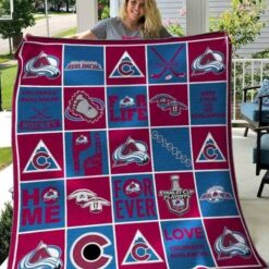 Colorado Avalanche Blanket Quilt Rze2