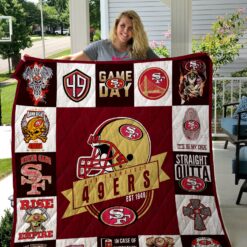 San Francisco 49ers Blanket Quilt Blanket Rze2