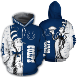 Indianapolis Colts Hoodie Zip Hoodie 3D Rze