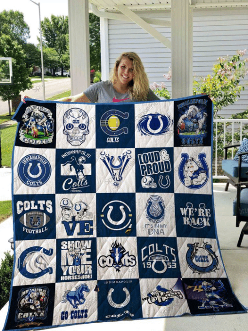 Indianapolis Colts Blanket Quilt Blanket Rze