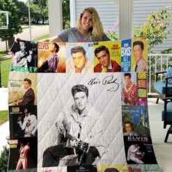 Elvis Presley Quilt Blanket Rze1