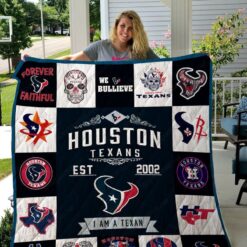 Houston Texans Quilt Blanket B23