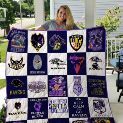 Baltimore Ravens Blanket Quilt Rze