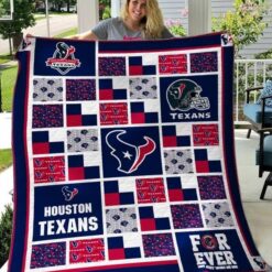 Houston Texans 3 Quilt Blanket Rze1