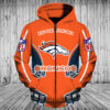 Denver Broncos 1g Hoodie Zip Hoodie 3D B23