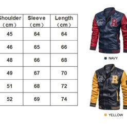 Alternative view of Denver Broncos 1a Leather Baseball Jacket B23