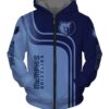 Memphis Grizzlies Zip Hoodie 3D B22