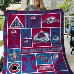 Colorado Avalanche 1 Blanket Quilt Rze1