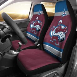 Alternative view of Colorado Avalanche Car Seat Covers Rze1