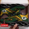 Green Bay Packers Black Max Soul Shoes B20