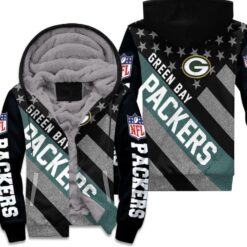 Green Bay Packers 4 Fleece Jacket Rze1 B20