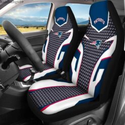 New England Patriots Lover White Seat Covers TH21