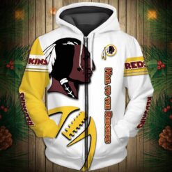 Washington Redskins Zip Hoodie 3D Rze1