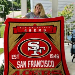 San Francisco 49ers 1 Blanket Quilt Rze1