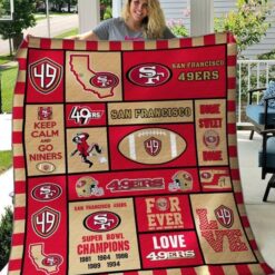 San Francisco 49ers 2 Blanket Quilt Rze1