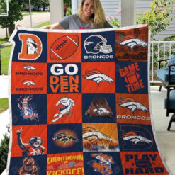Denver Broncos 3 Blanket Quilt B23