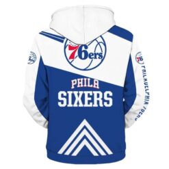 Alternative view of Philadelphia 76ers 1 Zip Hoodie 3D Rze1