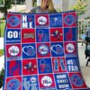 Philadelphia 76ers Quilt Blanket Rze1