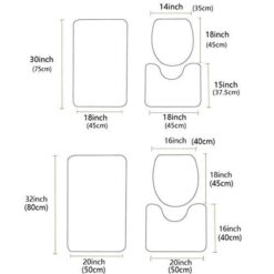 Alternative view of Mickey Mouse Bathroom Shower Curtain, Bath Mat Set B19