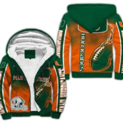 Miami Hurricanes 3g Fleece Jacket Rze1