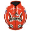 Cleveland Browns 1 Zip Hoodie 3D MIH08