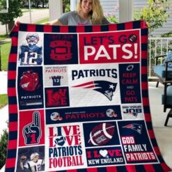 New England Patriots Lover Blanket Quilt Rze2