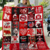 Nebraska Cornhuskers Blanket Quilt Rze1