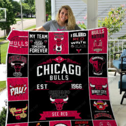 Chicago Bulls 1g Quilt Blanket TH21