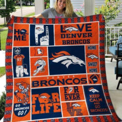 Denver Broncos lover Blanket Quilt B23