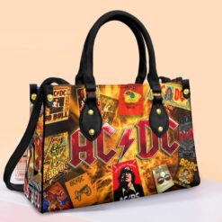 ACDC band Leather Bag Rze2