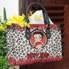 Betty Boop Black Leather Bag Rze1