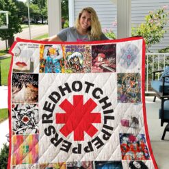 Red Hot Rze2ili Peppers Quilt Blanket Quilt Rze2