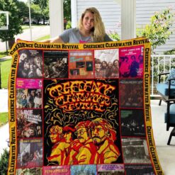 Creedence Clearwater Revival Blanket Quilt Rze2
