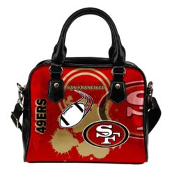San Francisco 49ers Leather Shoulder Bag Rze1