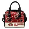 San Francisco 49ers 1 Leather Shoulder Bag B19