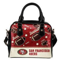 San Francisco 49ers 1 Leather Shoulder Bag B19