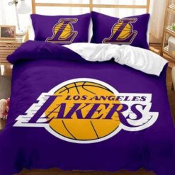 Los Angeles Lakers Bedding Set Rze2