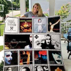 Marilyn Manson Lover Blanket Quilt B22