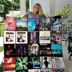 Depeche Mode Blanket Quilt Rze2