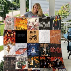 ACDC band Blanket Quilt Rze2